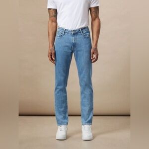 NWT Frank & Oak The Adam Slim CroppedJean in Medium Blue size 33